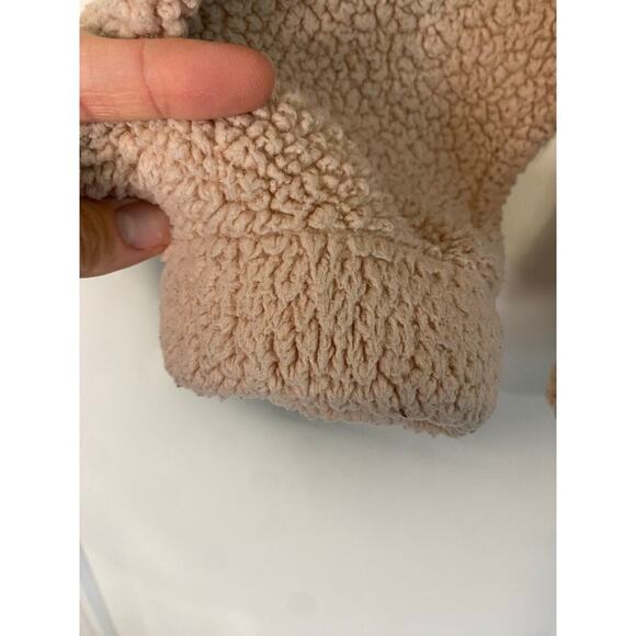 UGG By Koolaburra Pink 1/2 Zip Sherpa Fleece Pullover Sweatshirt Medium Winter - Picture 11 of 16